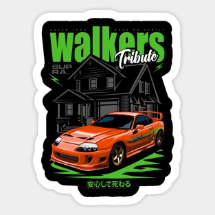 Tribute To Wlkers Sticker